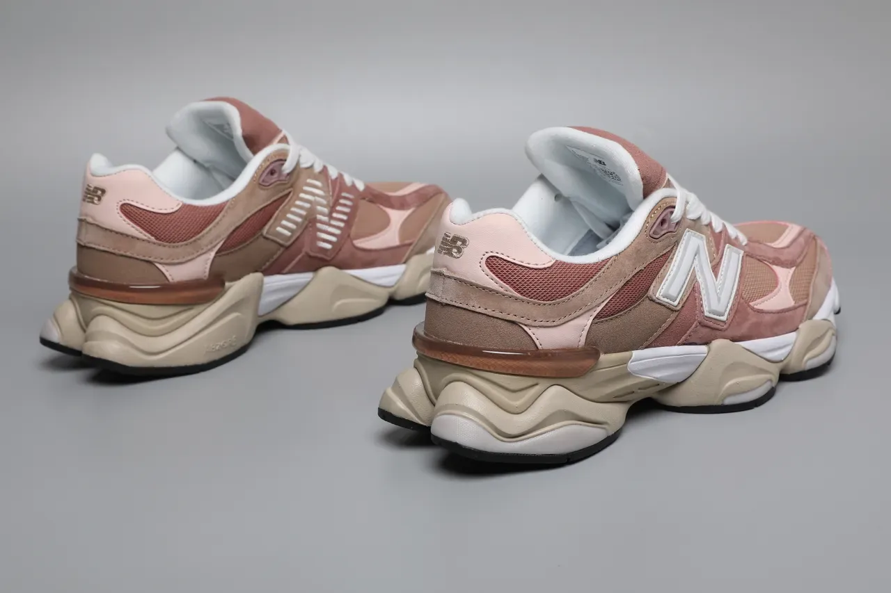 New Balance 9060 Dusty Rose Beige sneakers lifestyle 3