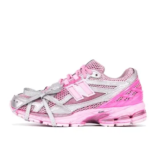 New Balance 9060 Pink and Silver Running Shoes