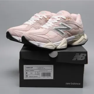 New Balance 9060 Pink and White Lifestyle Sneakers
