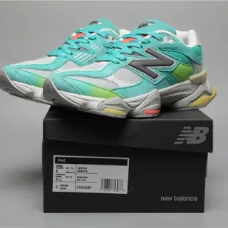 New Balance 9060 Turquoise Green Gray Lifestyle Sneakers