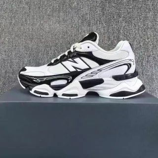 New Balance 9060 Chaussures à semelles épaisses blanches et noires