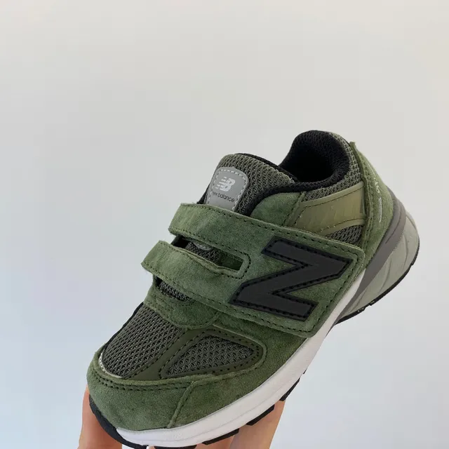 New Balance Vert Militaire Blanc Olive Ante et Mesh Haut Lacets Semelle intermédiaire Sneakers lifestyle 13