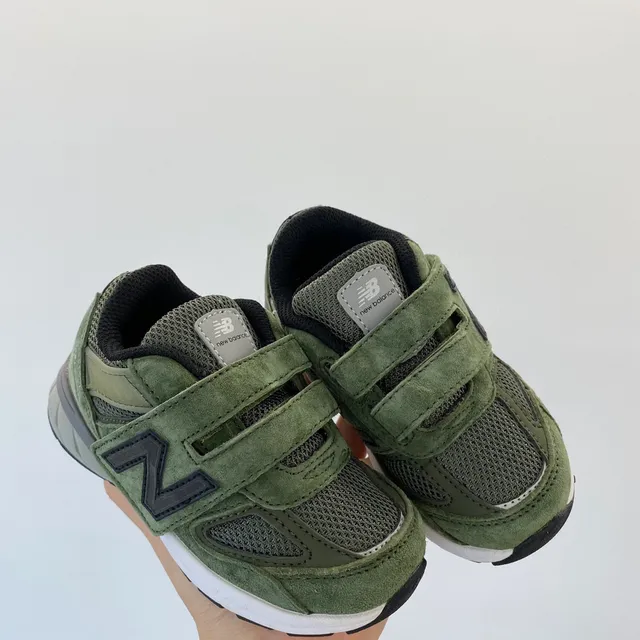 New Balance Vert Militaire Blanc Olive Ante et Mesh Haut Lacets Semelle intermédiaire Sneakers lifestyle 19