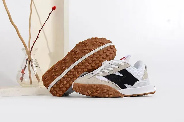 New Balance Chaussures Lifestyle Beige Bleu Rétro Runner Supérieure En Couches 5