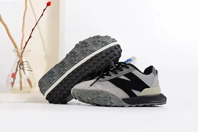 New Balance Chaussures Lifestyle Beige Bleu Rétro Runner Supérieure En Couches 22
