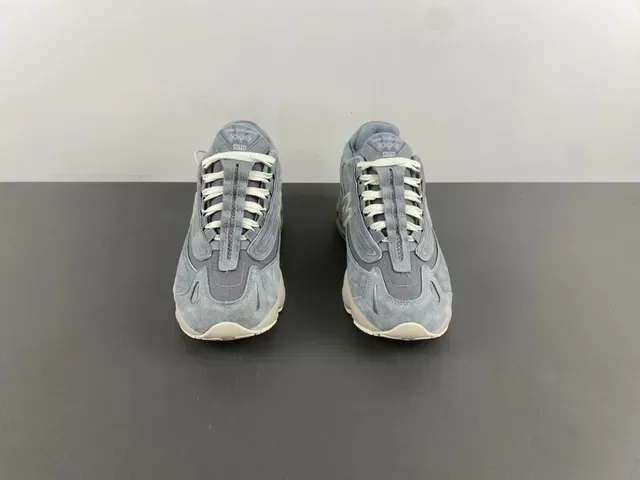 New Balance Tênis Chunky Cinza Bege Sola Media Camurça Malha 11