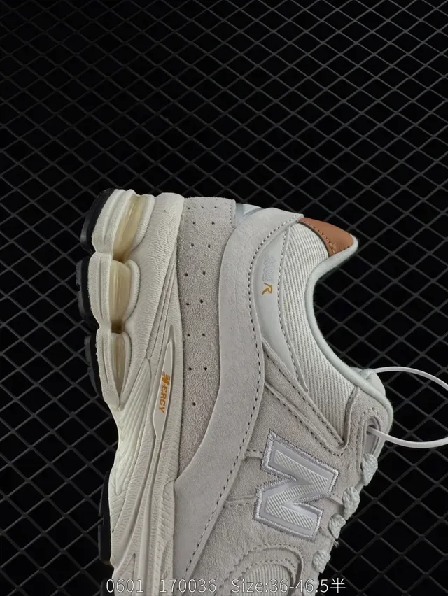 New Balance M2002REC 米色棕色复古跑鞋轮廓 麂皮和网面 生活运动鞋 4