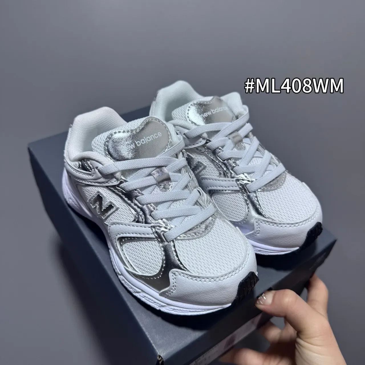 New Balance Argent Marine Maille Et Synthétique Superposition Construction ENCAP Semelle Intermédiaire Sneakers Lifestyle 4