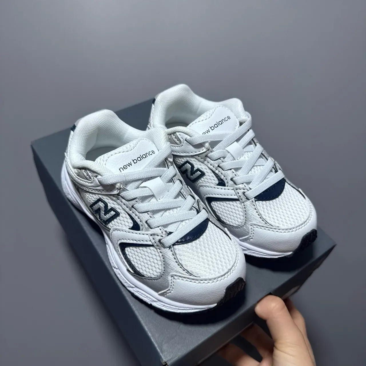 New Balance Argent Marine Maille Et Synthétique Superposition Construction ENCAP Semelle Intermédiaire Sneakers Lifestyle 11