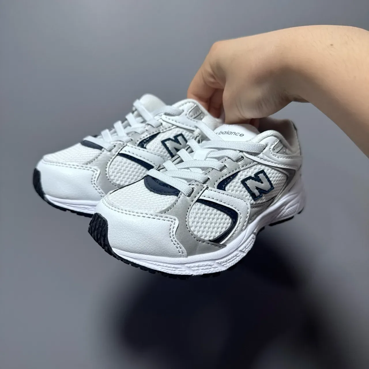 New Balance Argent Marine Maille Et Synthétique Superposition Construction ENCAP Semelle Intermédiaire Sneakers Lifestyle 13