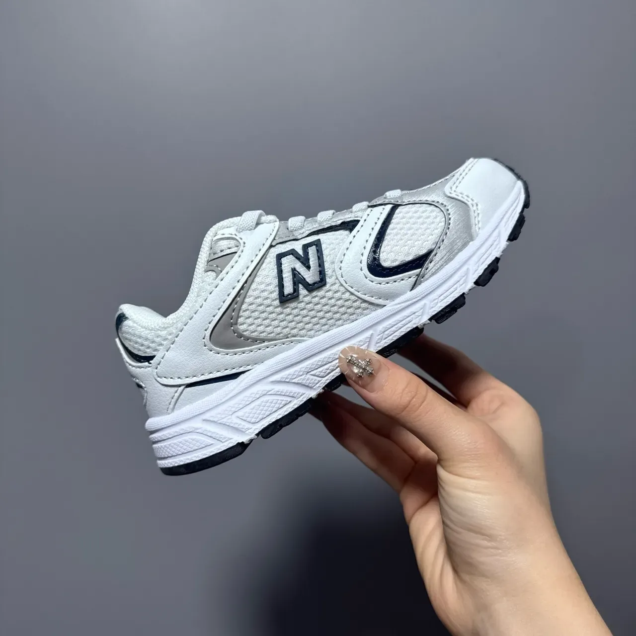 New Balance Argent Marine Maille Et Synthétique Superposition Construction ENCAP Semelle Intermédiaire Sneakers Lifestyle 15