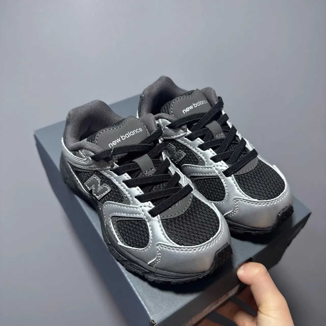 New Balance Argent Marine Maille Et Synthétique Superposition Construction ENCAP Semelle Intermédiaire Sneakers Lifestyle 20