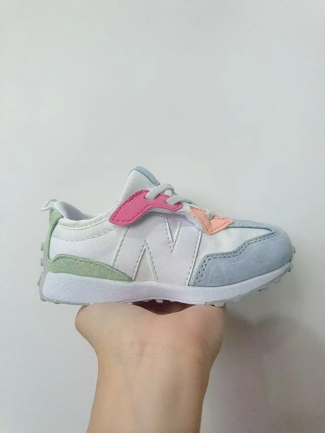 New Balance Blanco Multicolor Parte Superior con Capas Oversized Logo N Zapatillas Lifestyle 4