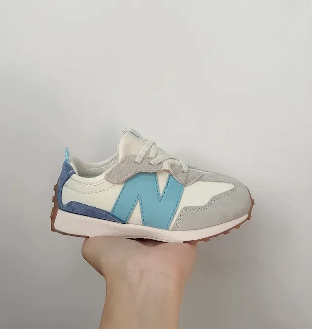 New Balance Blanco Multicolor Parte Superior con Capas Oversized Logo N Zapatillas Lifestyle 10