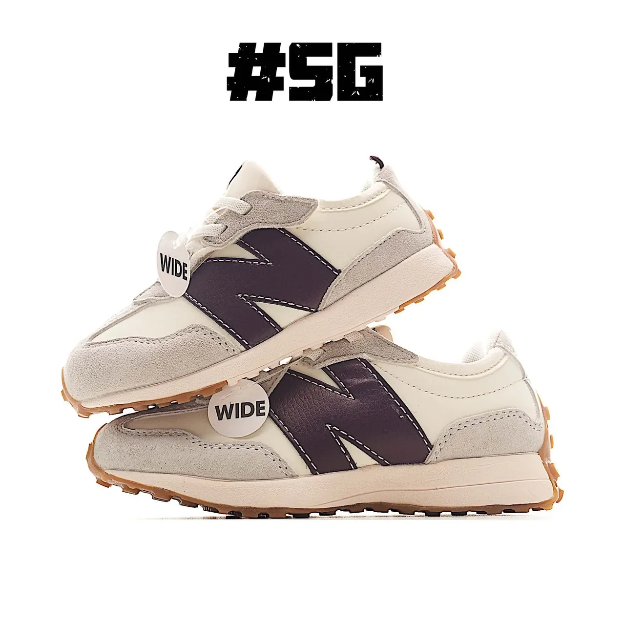 New Balance Blanco Multicolor Parte Superior con Capas Oversized Logo N Zapatillas Lifestyle 21