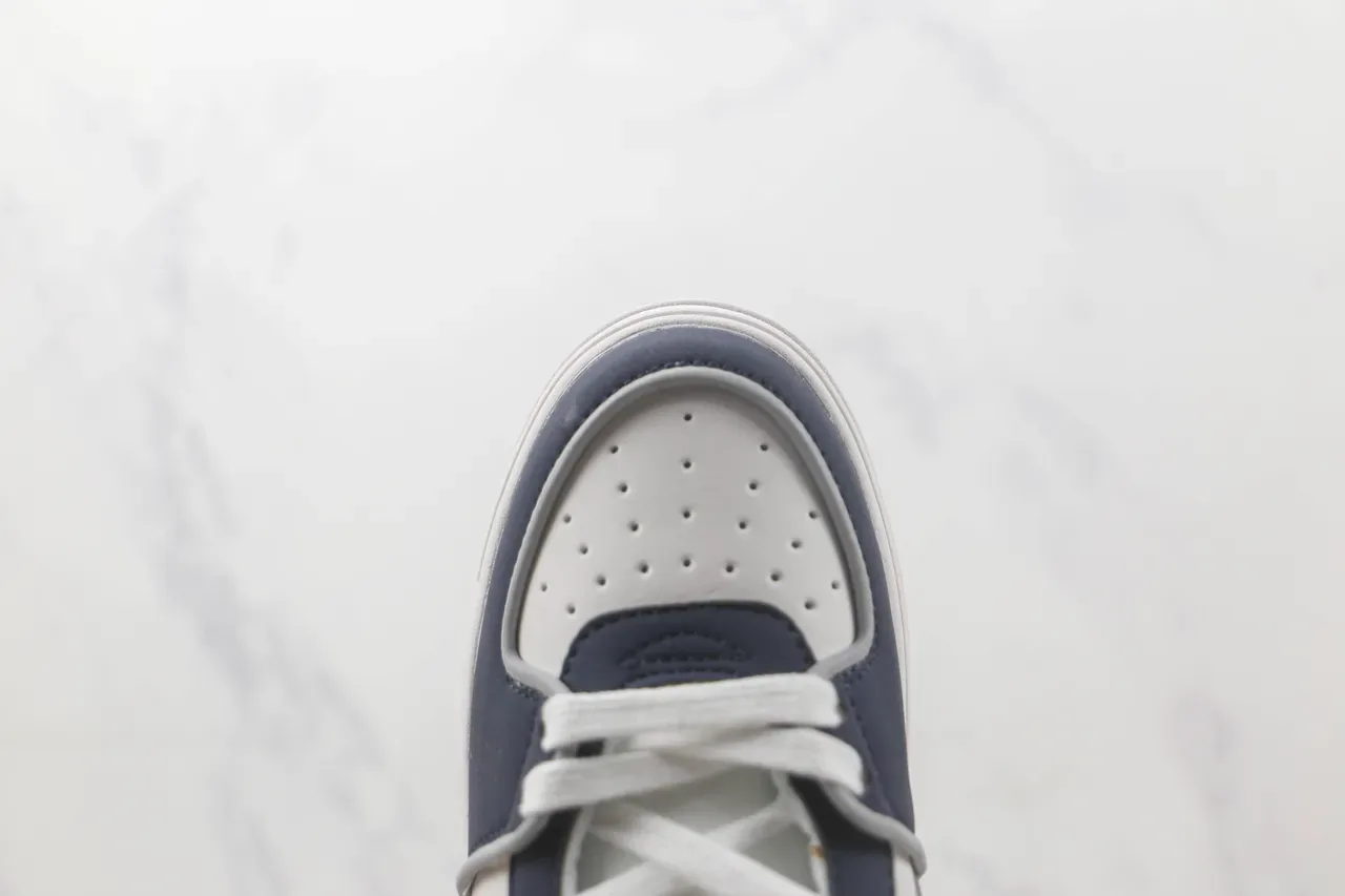 New Era Navy and White NY Logo High-Top Lifestyle Sneaker 6