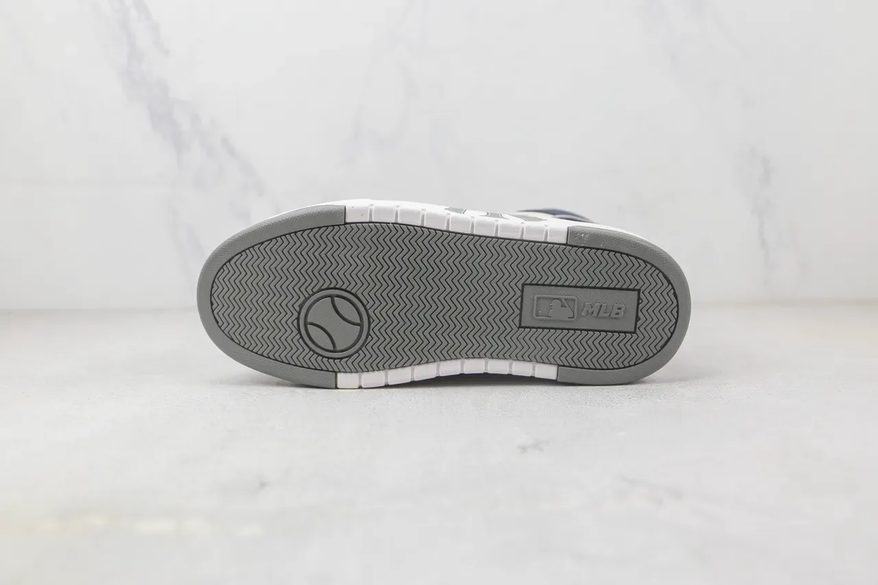 New Era Navy and White NY Logo High-Top Lifestyle Sneaker 8