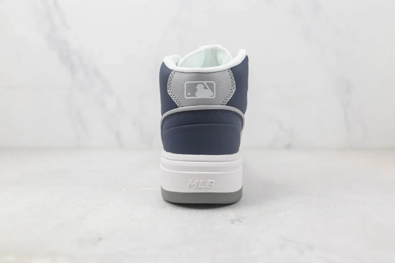 New Era Navy and White NY Logo High-Top Lifestyle Sneaker 9