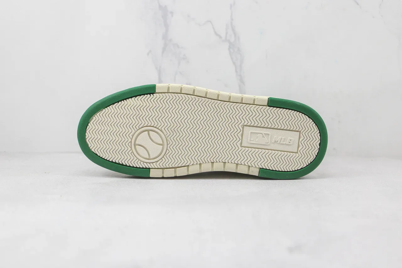 New Era NY Yankees White and Green Lifestyle Sneakers 8