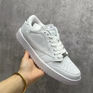 All-White Low-Top Lifestyle Sneaker