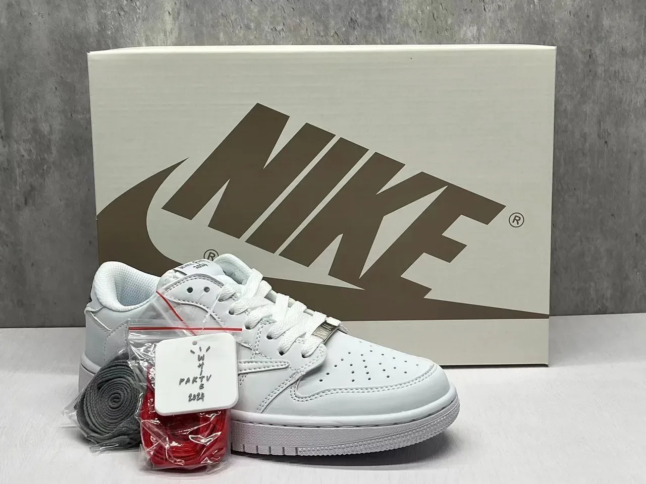 All-White Low-Top Lifestyle Sneaker 2