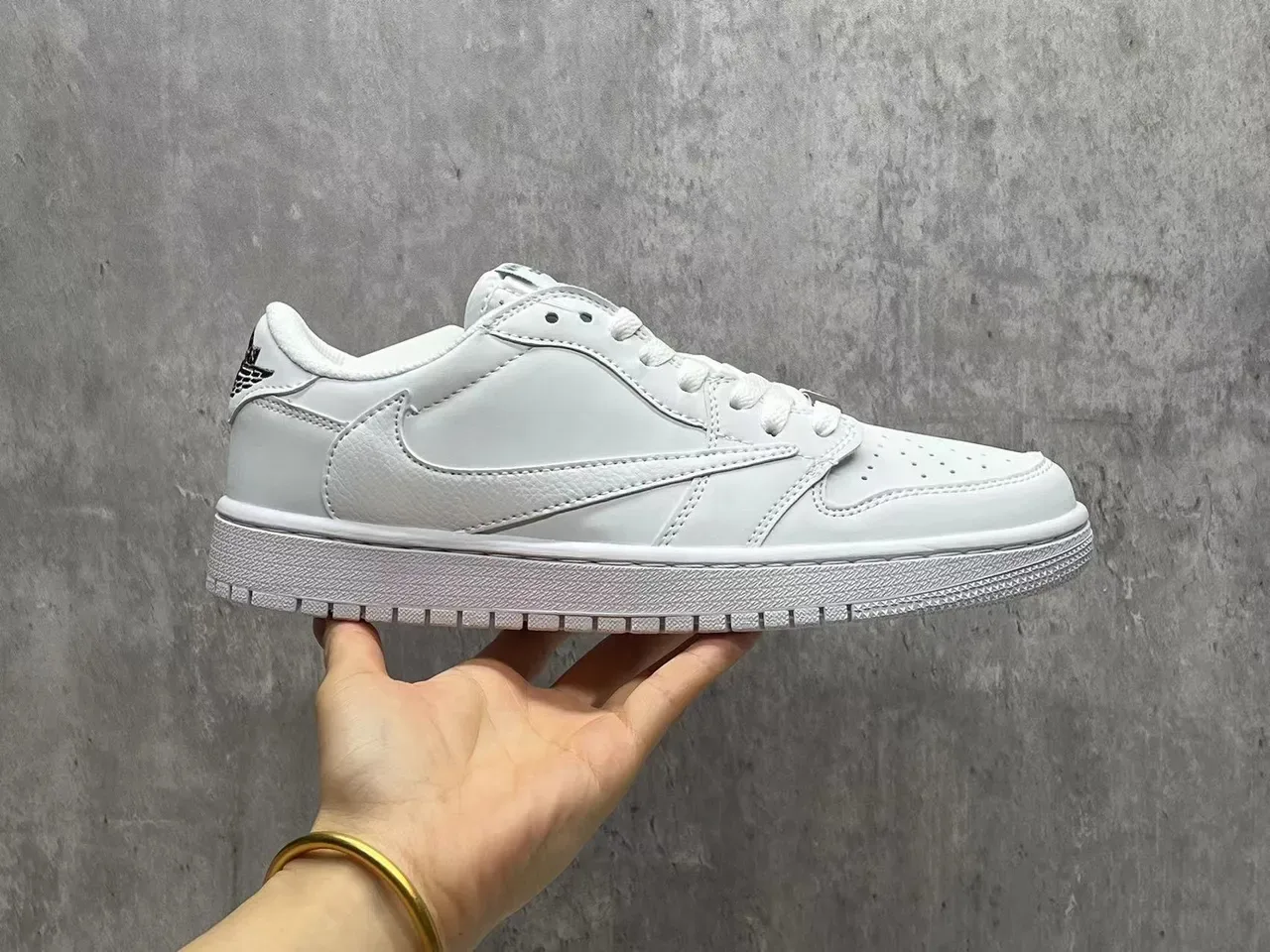 All-White Low-Top Lifestyle Sneaker 9