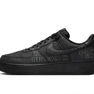 Nike Air Force 1 Black City Edition Lifestyle Sneakers
