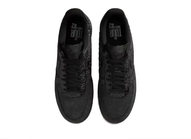 Nike Air Force 1 Black City Edition Lifestyle Sneakers 4