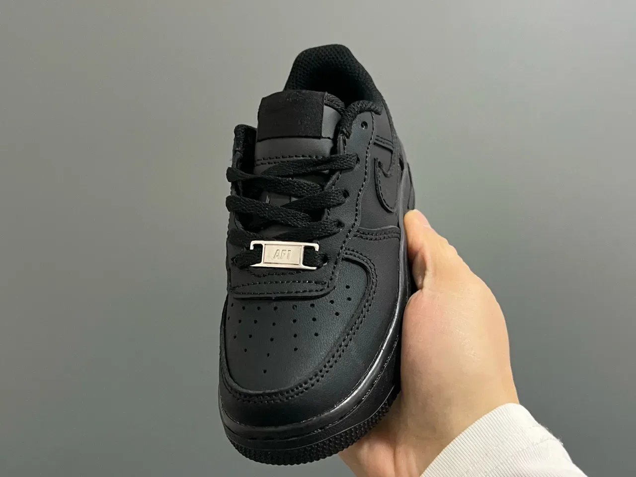 Nike Air Force 1 Black Lifestyle Sneakers 5