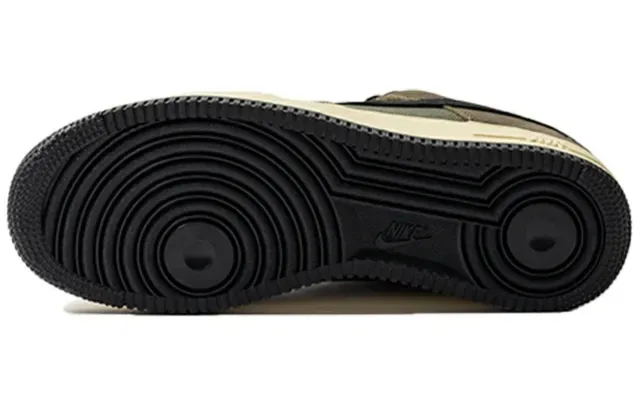 Nike Air Force 1 Olive et Noir Sneakers Lifestyle 5