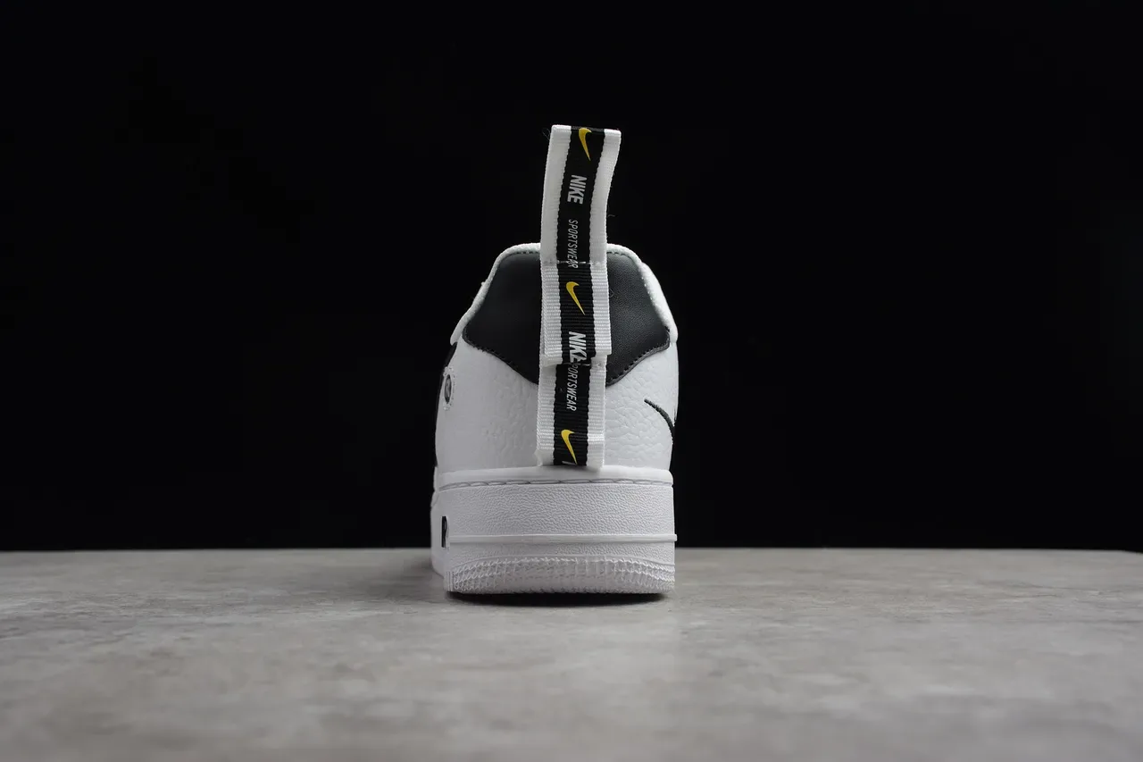 Nike Air Force 1 White Black Lifestyle Sneakers 9