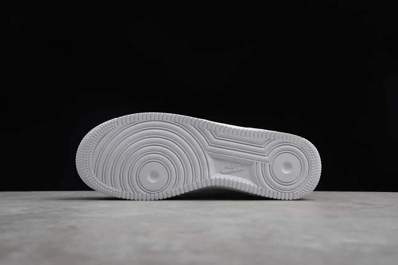 Nike Air Force 1 White Black Lifestyle Sneakers 10