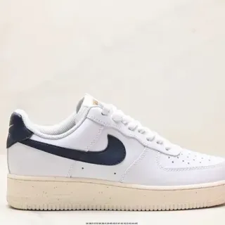 Nike Air Force 1 Branco Marinho Lifestyle Sneakers
