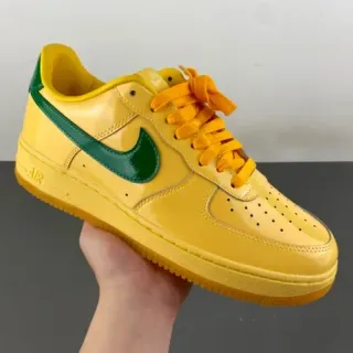 Nike Air Force 1 Yellow and Green Lifestyle Sneakers