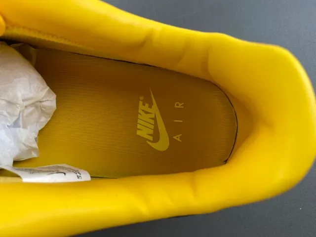 Nike Air Force 1 Yellow and Green Lifestyle Sneakers 6
