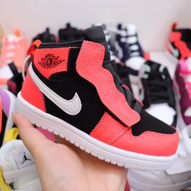 Nike Air Jordan 1 Black Orange White Basketball Shoes 15