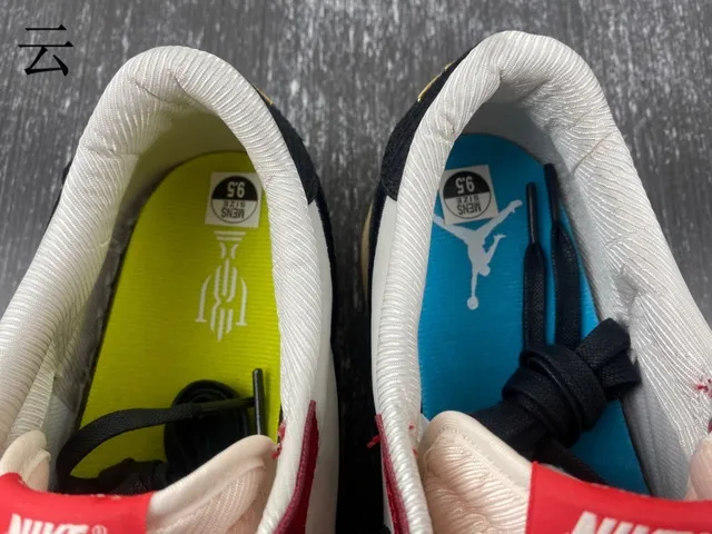 Nike Air Jordan 1 Low Laceless Red White Black Lifestyle Sneakers 22