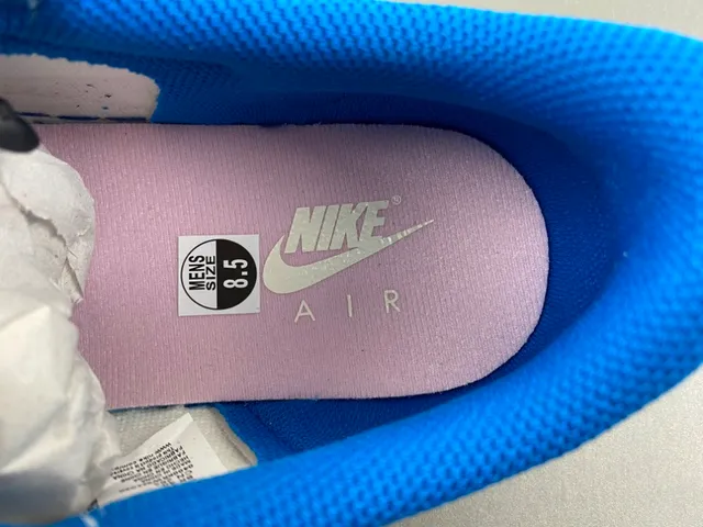 Nike Air Jordan 1 Low Off-White and Royal Blue Lifestyle Sneakers 9
