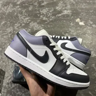 Nike Air Jordan 1 Low Purple White Black লাইফস্টাইল স্নিকার