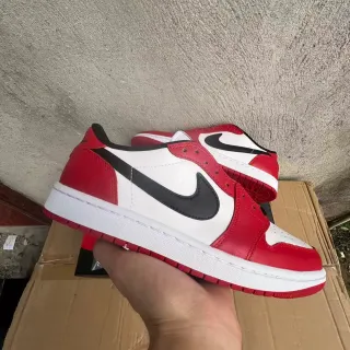 Nike Air Jordan 1 Tênis Lifestyle Vermelho Branco Preto