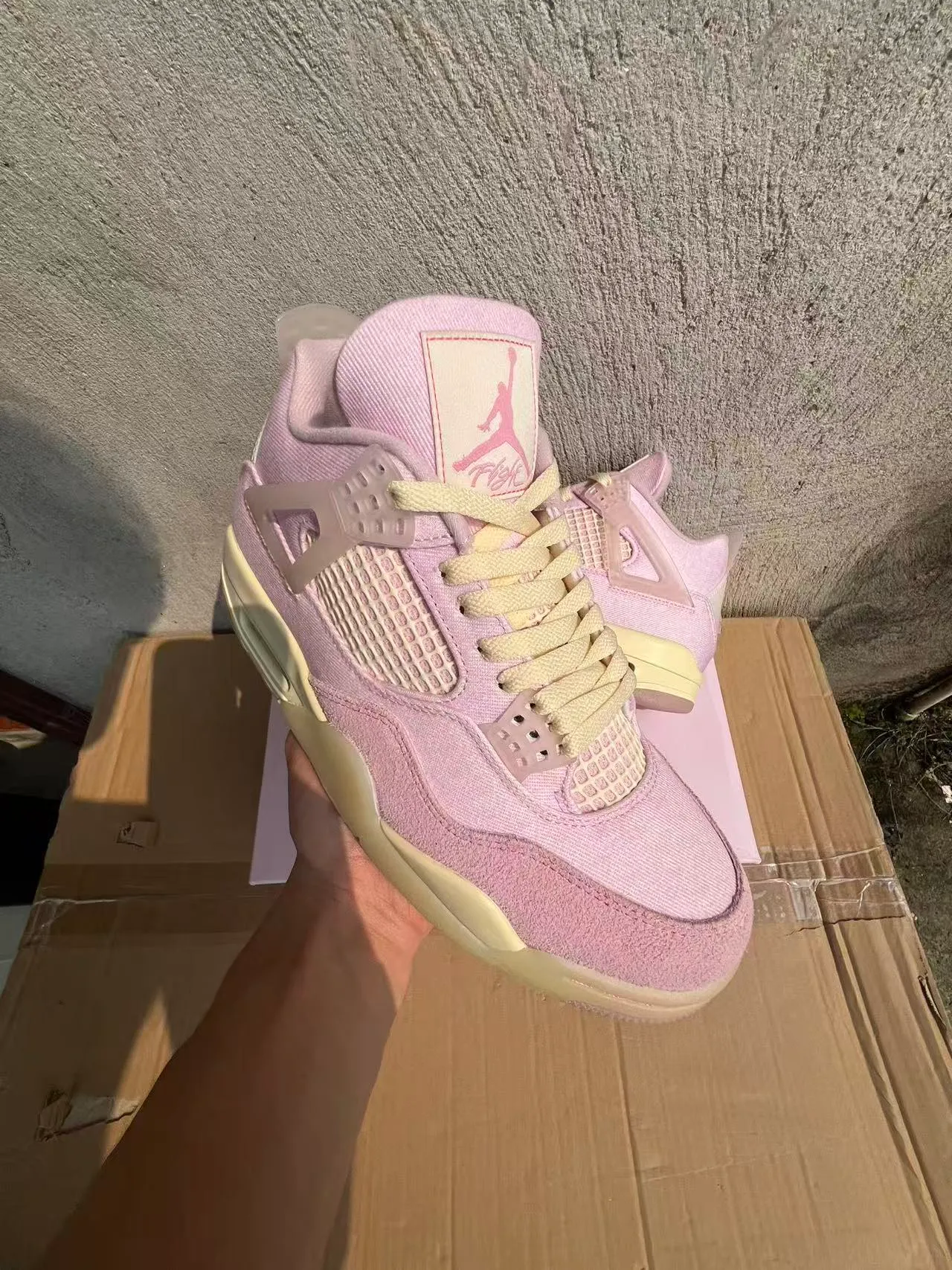 Nike Air Jordan 4 Pastel Pink Lifestyle Sneakers 2