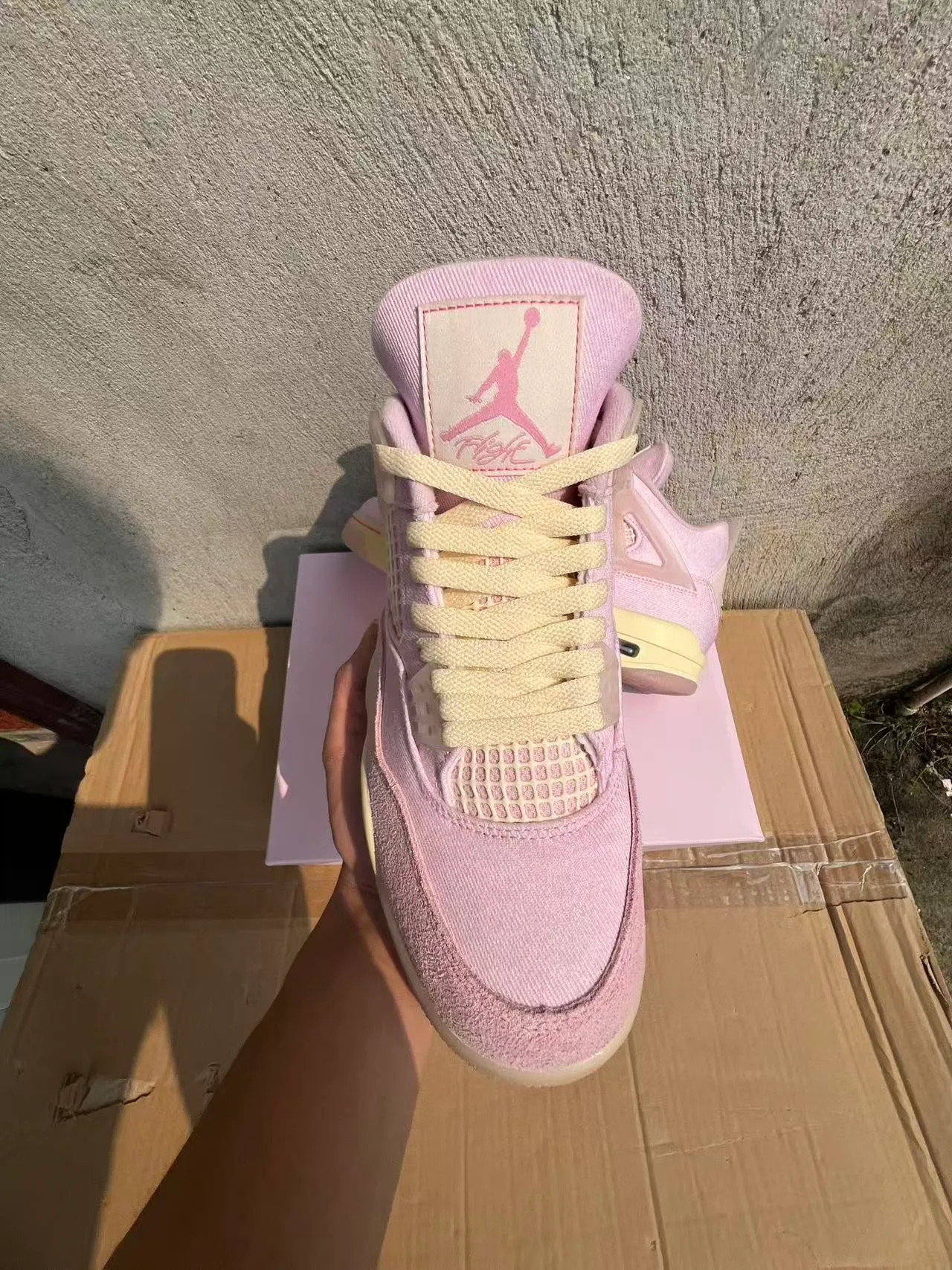 Nike Air Jordan 4 Pastel Pink Lifestyle Sneakers 3