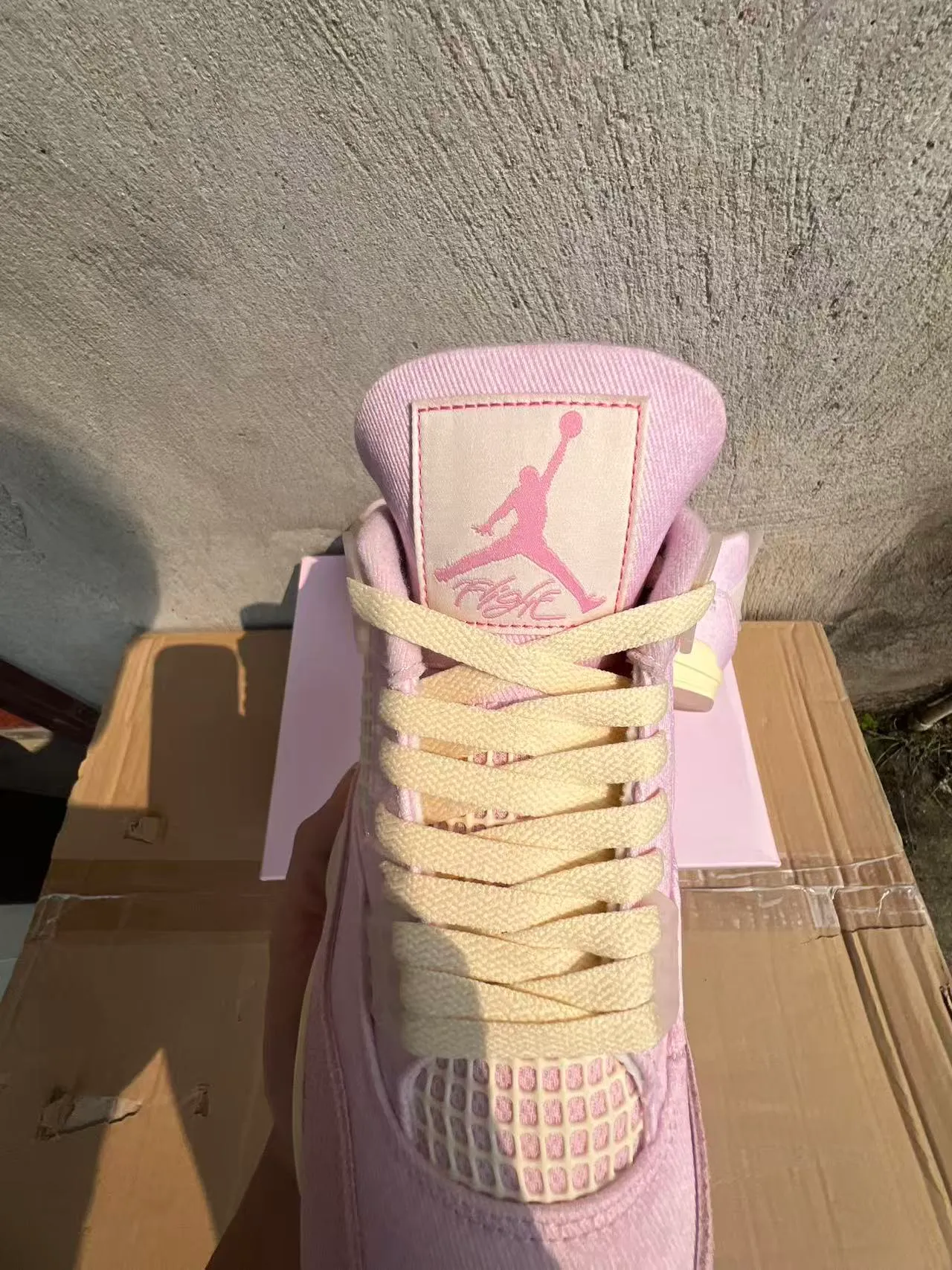 Nike Air Jordan 4 Pastel Pink Lifestyle Sneakers 4