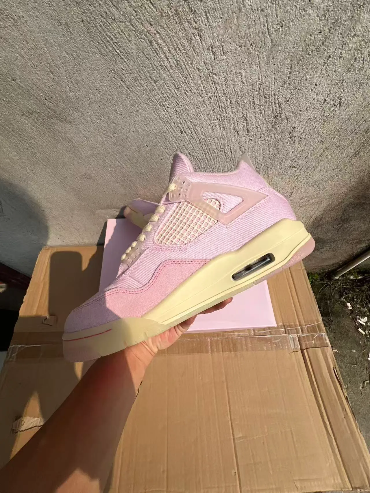 Nike Air Jordan 4 Pastel Pink Lifestyle Sneakers 5