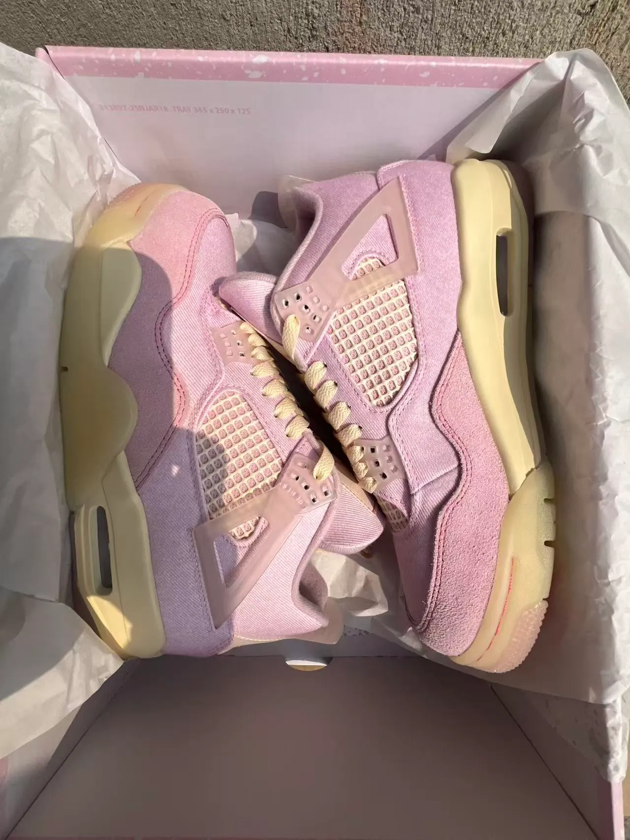 Nike Air Jordan 4 Pastel Pink Lifestyle Sneakers 9