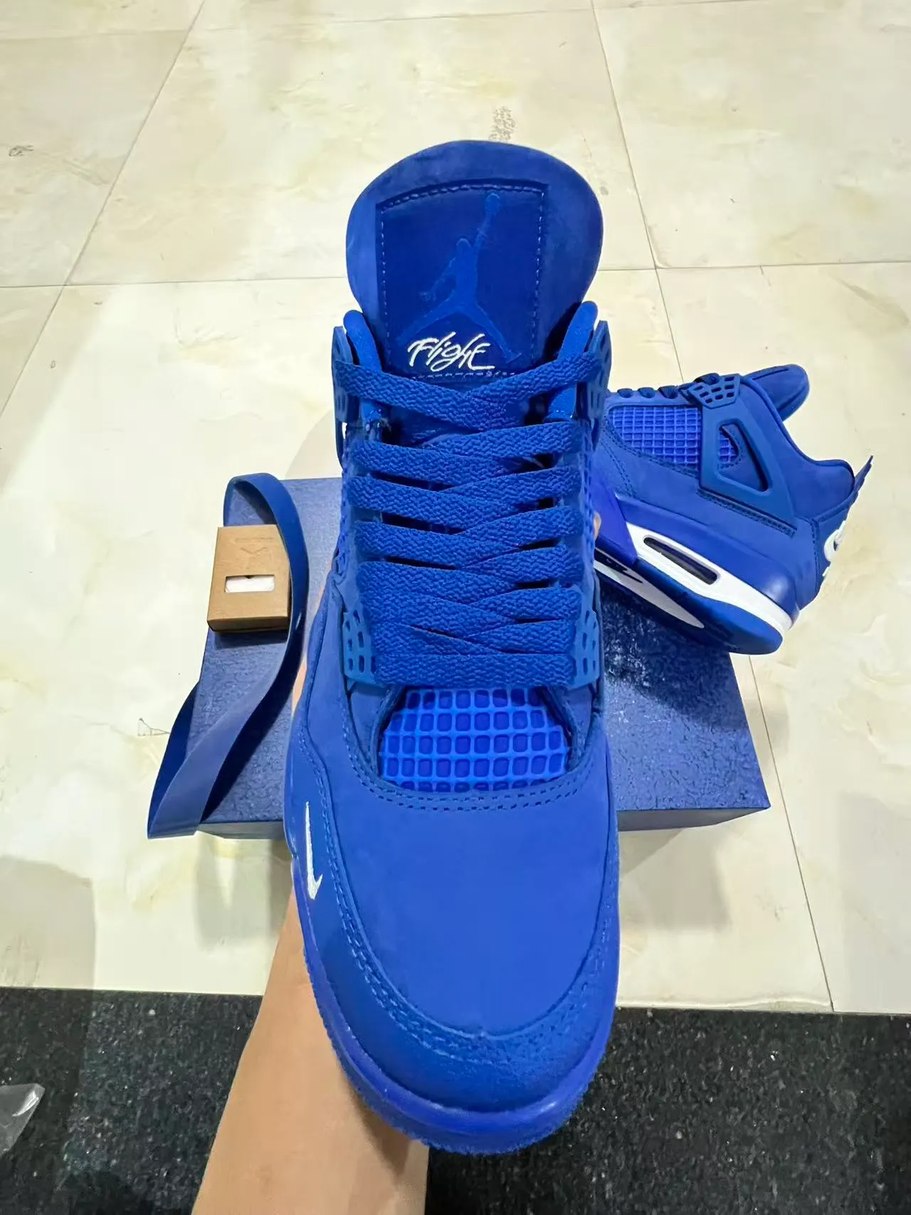 Nike Air Jordan 4 Royal Blue Basketball Shoes 3