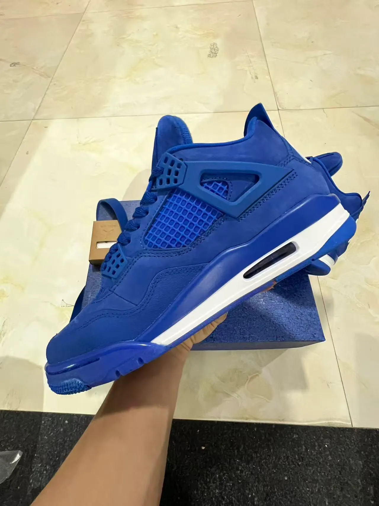 Nike Air Jordan 4 Royal Blue Basketball Shoes 5