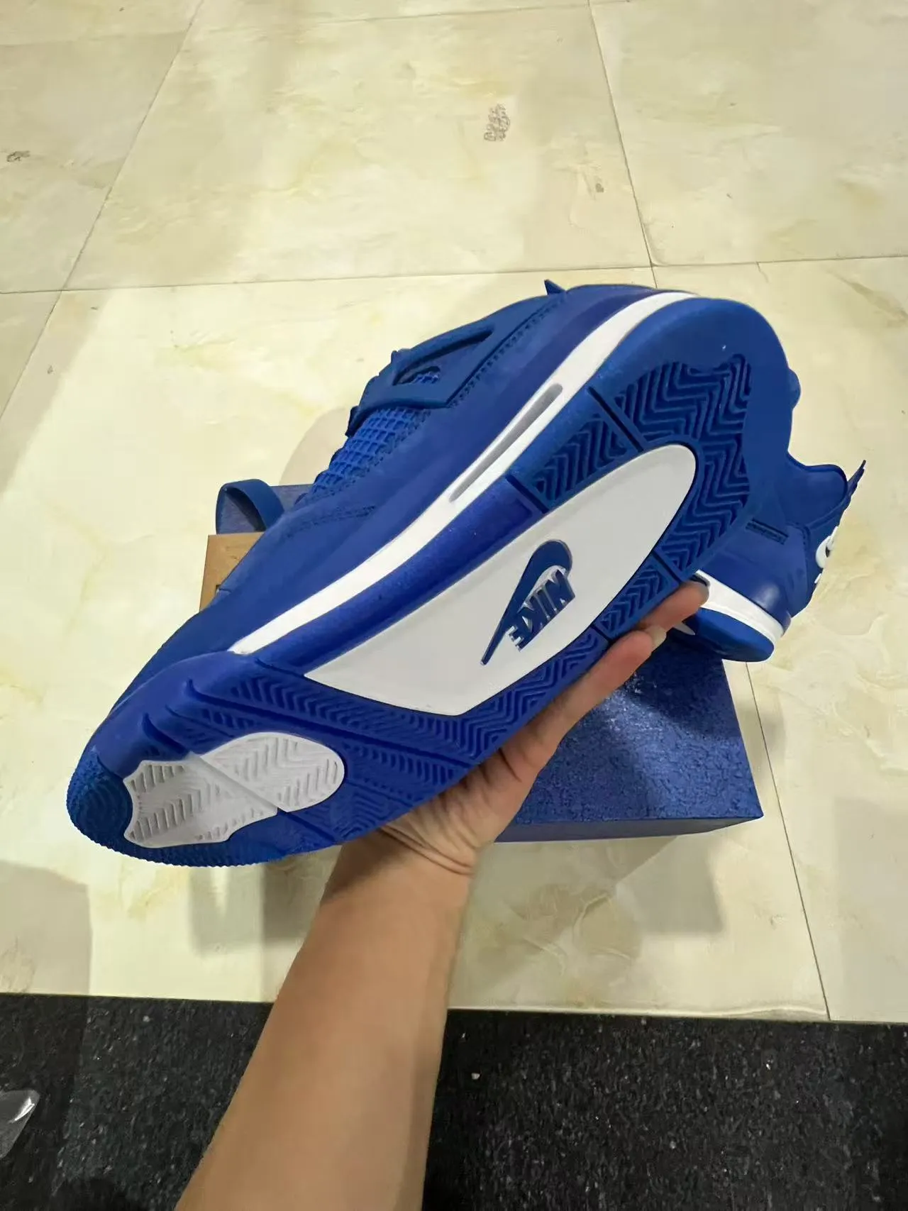 Nike Air Jordan 4 Royal Blue Basketball Shoes 6