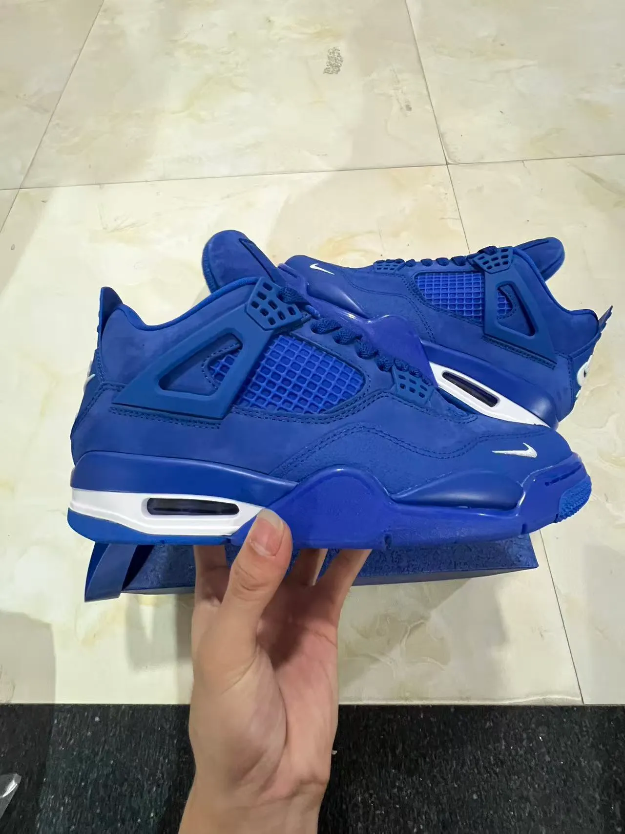 Nike Air Jordan 4 Royal Blue Basketball Shoes 7