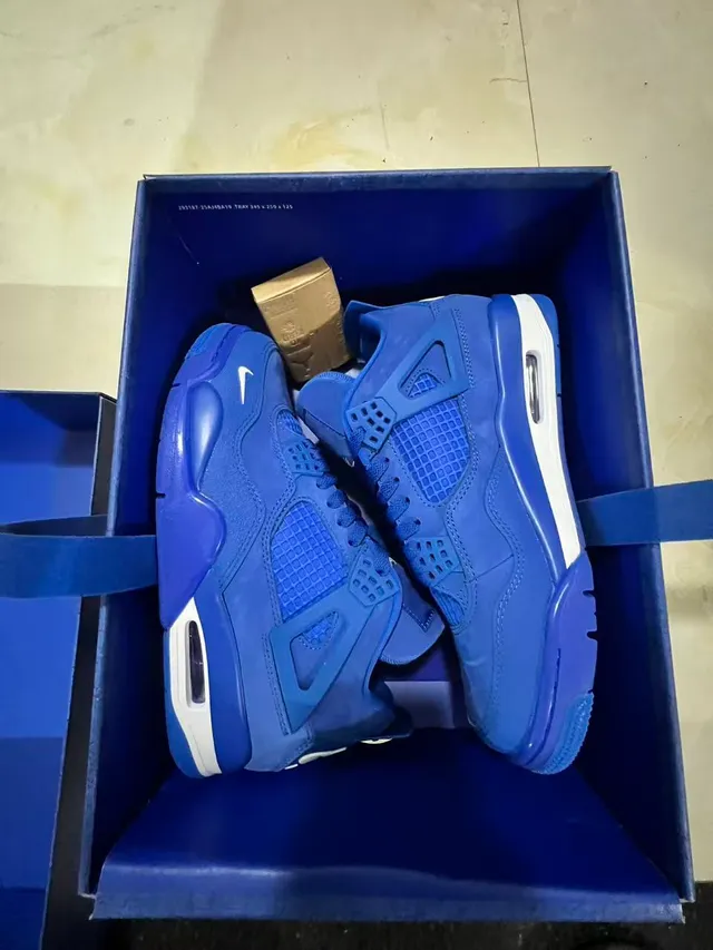 Nike Air Jordan 4 Royal Blue Basketball Shoes 10